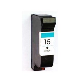 C6615DE Cartuccia rigenerata per HP 15 nero 500pag..