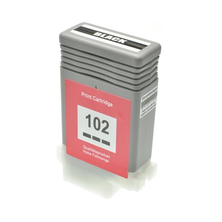 Cartuccia comp. per Canon PFI-102bk nero 0895B001 ink pigmentato
