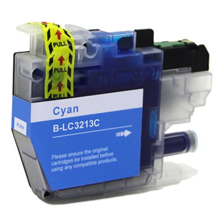Cartuccia compatibile per Brother LC-3213 ciano 400pag.