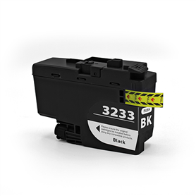 Cartuccia compatibile per Brother LC-3233 nero 3000pag.PIGMENTATO