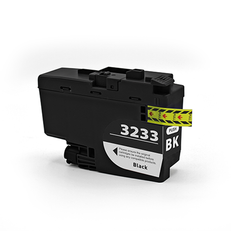 Cartuccia compatibile per Brother LC-3233 nero 3000pag.PIGMENTATO