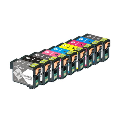 Cartuccia compatibile per Epson T7607 nero chiaro