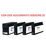 Cartuccia per HP 933XL CN056AE giallo 825pag con chip aggiornato versione III