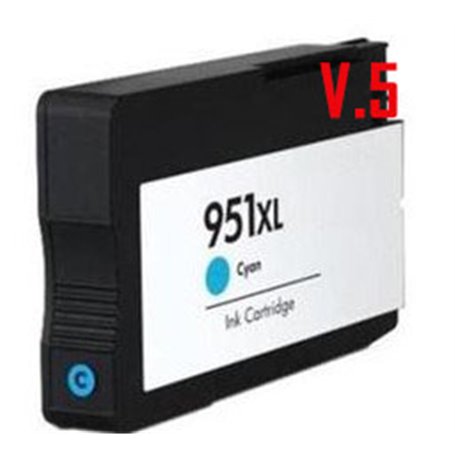 Cartuccia per HP 951XL CN046AE ciano 1500pag chip aggiornato versione 5*