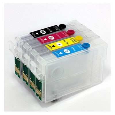 Cartuccia ricaricabile vuota per Epson T1291 nero con chip autoreset