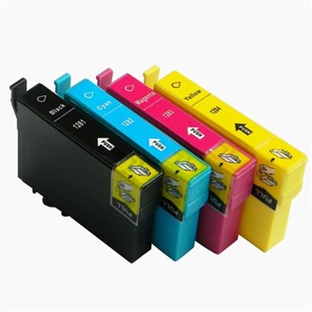 Black 10ml Compa per Epson S22 SX125 420W BX305FW-T12814020.