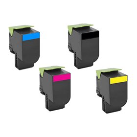 Toner per Lexmark CX310 CX410 CX510 80C2SK0 nero 2500pag.