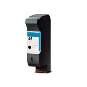 51645AE Cartuccia nuova compatibile per HP 45 nero visualizza livello inchiostro