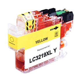 Cartuccia compatibile per Brother LC-3219 giallo 1500pag.con chip aggiornato
