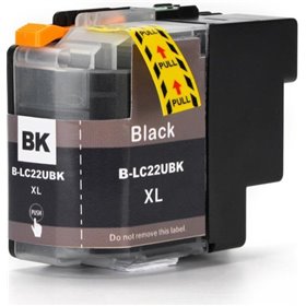 Cartuccia per Brother LC-22UBK MFC-J985DW DCP-J785DW nero 2400pag.