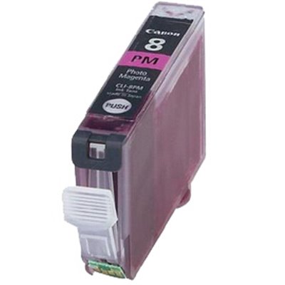 Cartuccia per Canon CLI-8 magenta fotografica con chip