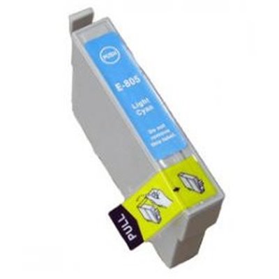 Cartuccia per Epson T0805 ciano chiaro