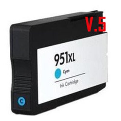 Cartuccia per HP 951XL CN046AE ciano 1500pag chip aggiornato versione 5*