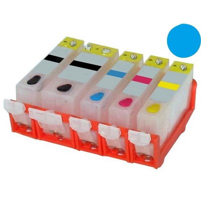 Cartuccia ricaricabile vuota .per Canon CLI-526 ciano con chip autoreset