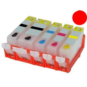 Cartuccia ricaricabile vuota .per Canon CLI-526 magenta con chip autoreset
