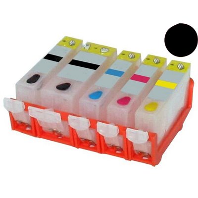 Cartuccia ricaricabile vuota .per Canon CLI-526 nero con chip autoreset