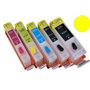 Cartuccia ricaricabile vuota per .Canon CLI-521 giallo con chip autoreset