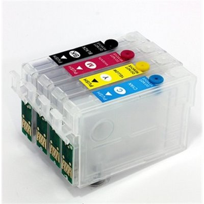Cartuccia ricaricabile vuota per Epson T1291 nero con chip autoreset