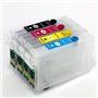 Cartuccia ricaricabile vuota per Epson T1291 nero con chip autoreset