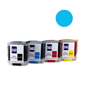 Cartuccia ricaricabile vuota per HP 940 C4907AE ciano con chip autoreset