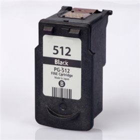 Cartuccia rigenerata per CANON PG-512 nero 12ML/350pag.