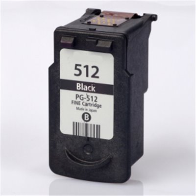 Cartuccia rigenerata per CANON PG-512 nero 12ML/350pag.