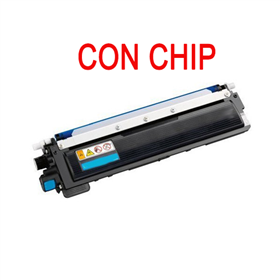 CON CHIP Toner per Brother TN-247 HL-L3210 L3230 L3270 ciano 2300pag.