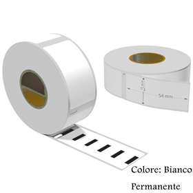Etichette adesive permanente per DYMO DM-11352 S0722520 54mm*25mm 500pz