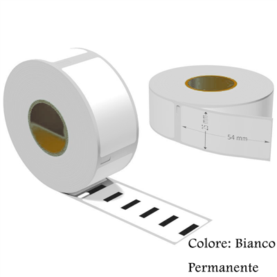 Etichette adesive permanente per DYMO DM-11352 S0722520 54mm*25mm 500pz
