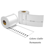 Etichette adesive permanente per DYMO DM-99014Y 101mm*54mm gialle 220pz
