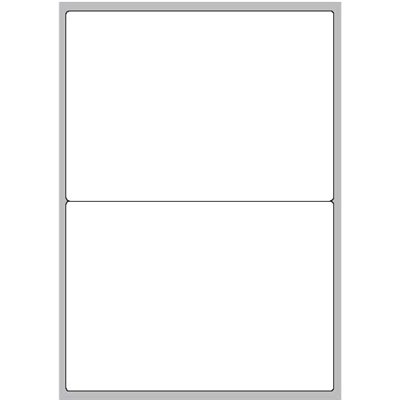 Etichette adesivo formato A4 165g 200*142mm n.2 etichette/foglio (conf.100foglio)