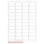 Etichette adesivo formato A4 165g 47,5*25,5mm n.44 etichette/foglio (conf.100foglio)