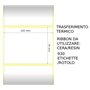 Trasferimento termico Etichette permanente per ZEBRA 102mm*76mm 930pz utilizzo con Ribbon