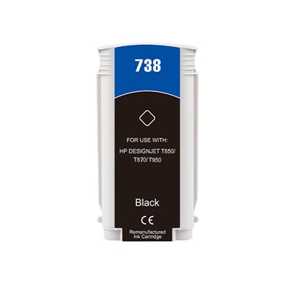 130ML Black Reman HP DesignJet T850,T870,XT870,XT950498N4A