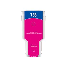 300ML Magenta Reman HP DesignJet T850,T870,XT870,XT950676M7A