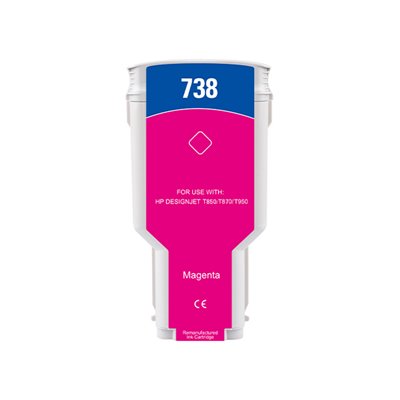 300ML Magenta Reman HP DesignJet T850,T870,XT870,XT950676M7A