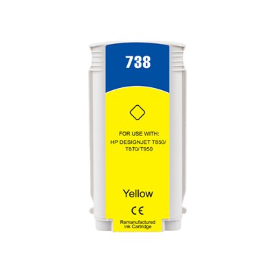 130ML Yellow Reman HP DesignJet T850,T870,XT870,XT950498N7A