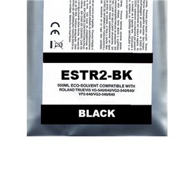 Black Pigment Eco-Solvent Ink Bag Compa Roland TrueVIS SG2,VG2,VF2,SG3,VG3500ML