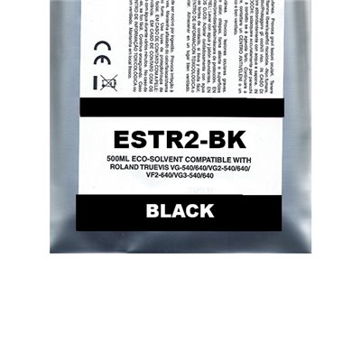 Black Pigment Eco-Solvent Ink Bag Compa Roland TrueVIS SG2,VG2,VF2,SG3,VG3500ML