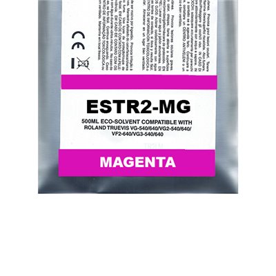Magente Eco-Solvent Ink Bag Compa Roland TrueVIS SG2,VG2,VF2,SG3,VG3500ML