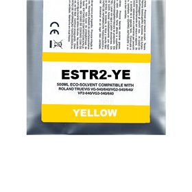 Yellow Eco-Solvent Ink Bag Compa Roland TrueVIS SG2,VG2,VF2,SG3,VG3500ML