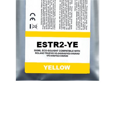 Yellow Eco-Solvent Ink Bag Compa Roland TrueVIS SG2,VG2,VF2,SG3,VG3500ML
