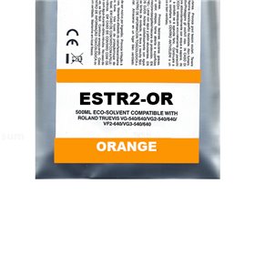Orange Eco-Solvent Ink Bag Compa Roland TrueVIS SG2,VG2,VF2,SG3,VG3500ML