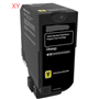 Yellow compatible para Lexmark CS632/CX635-11.7K