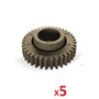 5XUpper Roller Gear ML1610,1710,Scx4216,Scx4016JC66-00564A