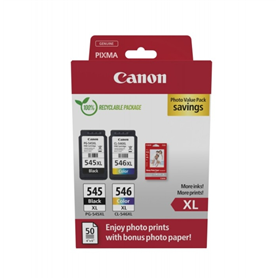 CARTUCCE ORIGINALE CANON MULTIPACK PG545XL/CL546XL  8286B011