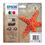CARTUCCE ORIGINALE EPSON 603XL MULTIPACK 4 NERO E COLORI STELLA MARINA
