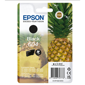 CARTUCCE ORIGINALE EPSON INK ANANAS BLACK 604