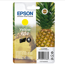 CARTUCCE ORIGINALE EPSON INK ANANAS YELLOW 604