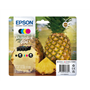 CARTUCCE ORIGINALE EPSON 604 MULTIPACK NERO E COLORI ANANAS 